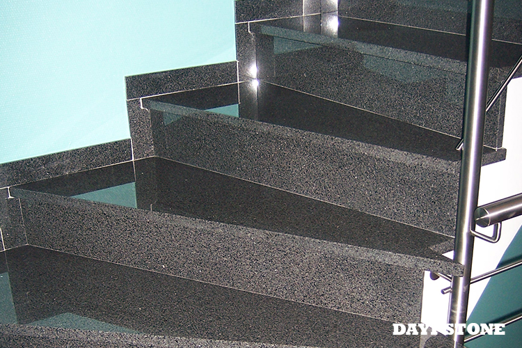 Spiral Stair Dark Grey Granite G654 Polished - Dayi Stone